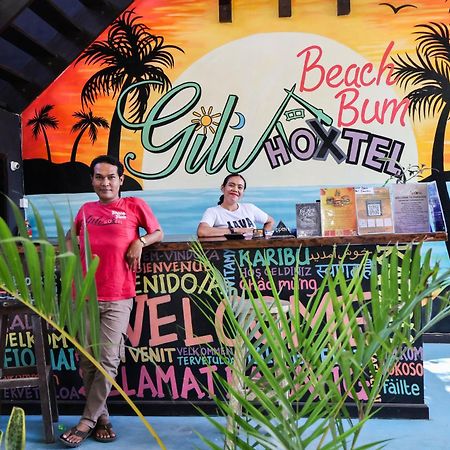 Gili Beach Bum Hostel Gili Trawangan Exterior photo